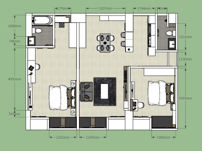 Apartment disewaklan di Apartment Orange County 